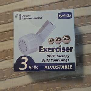 Lung Exerciser and Mucus Removal Device, Blue Colombia